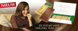 Nieuw: merci chocoladetabletten!